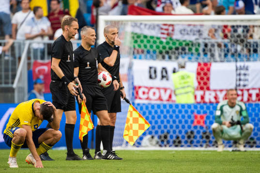 Marcus Berg of Sweden looks dejected