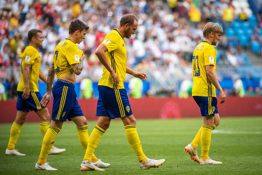 Victor Nilsson Lindelöf, Andreas Granqvist and Emil