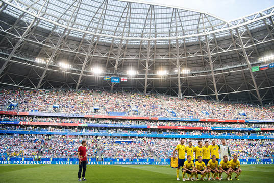 The starting eleven of Sweden