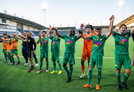 Dalkurds spelare tackar publiken