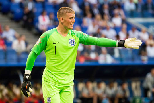 Goalkeeper Jordan Pickford of England
