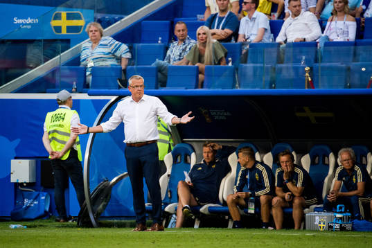 Head coach Janne Andersson of Sweden