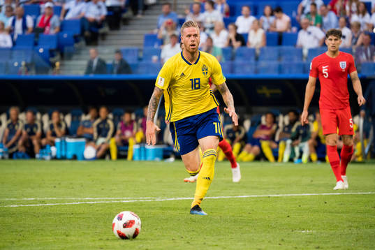 during the FIFA World Cup quarter final match between