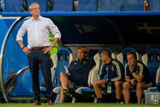 Head coach Janne Andersson of Sweden