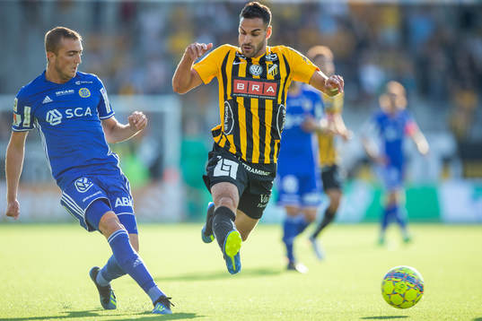 Sundsvalls Dennis Olsson och Häckens Mervan Celik