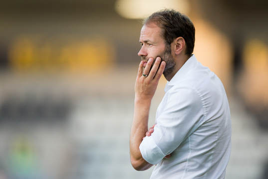 Häckens tränare Andreas Alm