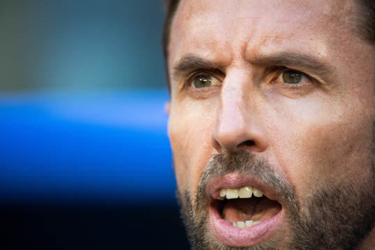 Head coach Gareth Southgate of England