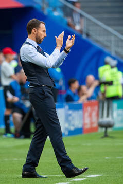 Head coach Gareth Southgate of England