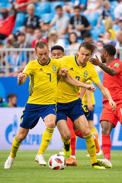 Sebastian Larsson <and Albin Ekdal of Sweden