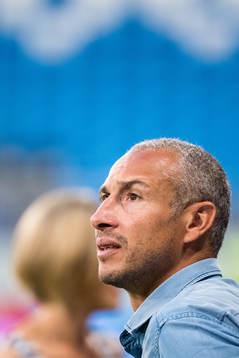 Former Swedish player Henrik Larsson