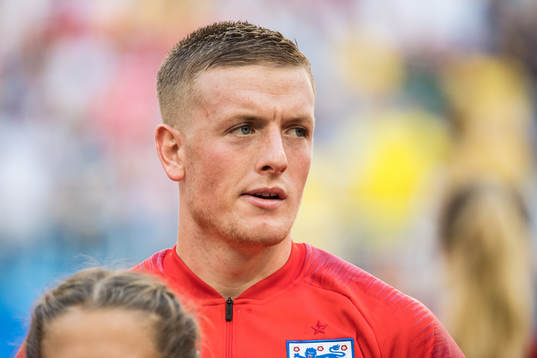 Goalkeeper Jordan Pickford of England prior the FIFA World