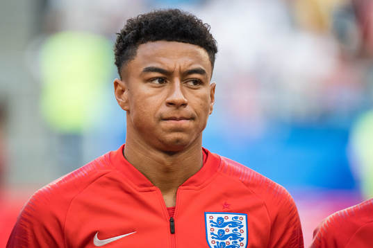 Jesse Lingard of England prior the FIFA World Cup quarter