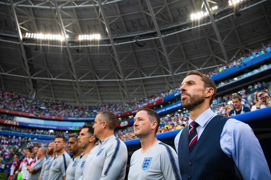 Head coach Gareth Southgate of England prior to the FIFA