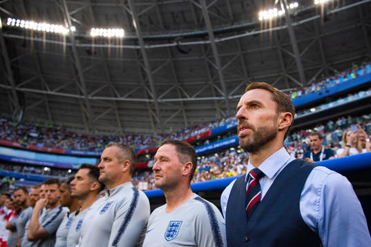 Head coach Gareth Southgate of England prior to the FIFA
