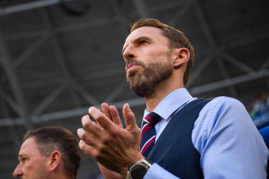 Head coach Gareth Southgate of England prior to the FIFA