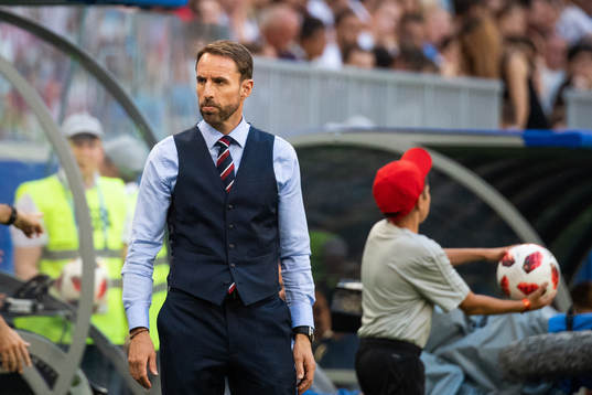 head coach Gareth Southgate of England