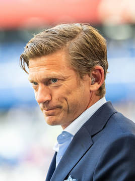 Jesper Blomqvist of Sweden, invited as a FIFA Legend