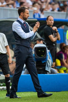 Head coach Gareth Southgate of England