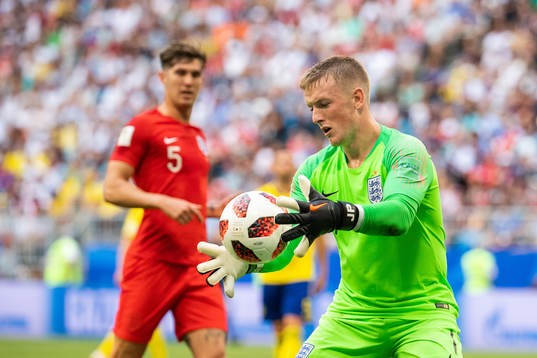 Goalkeeper Jordan Pickford of England