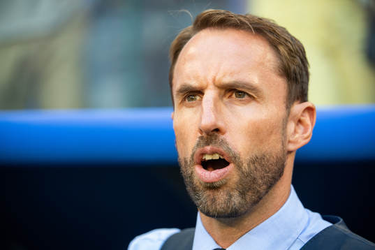 Head coach Gareth Southgate of England