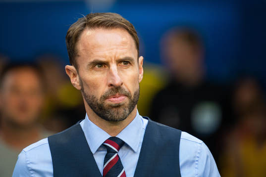 Head coach Gareth Southgate of England
