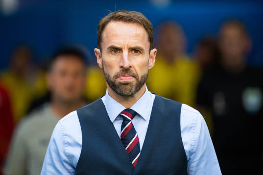 Head coach Gareth Southgate of England