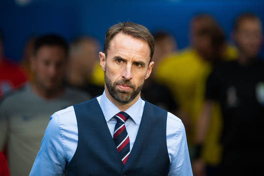 Head coach Gareth Southgate of England