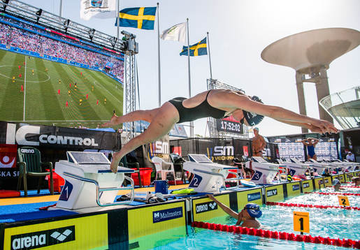 s sändning från Sveriges kvartsfinal mot England i