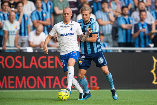 Norrköpings Gudmundur Thorarinsson och Djurgårdens