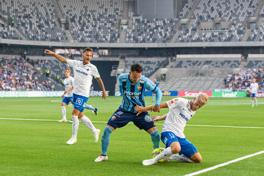 Djurgårdens Dzenis Kozica och Norrköpings Filip