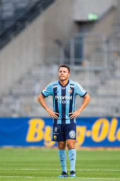 Djurgårdens Kerim Mrabti deppar