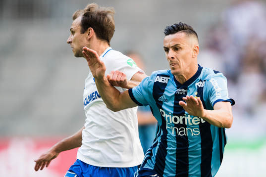 Norrköpings Lars Christian Krogh Gerson och Djurgårdens