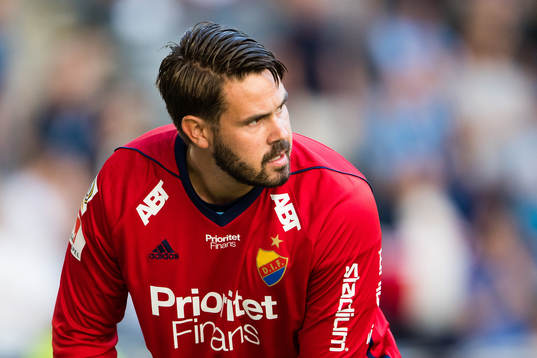 Djurgårdens målvakt Tommi Vaiho deppar