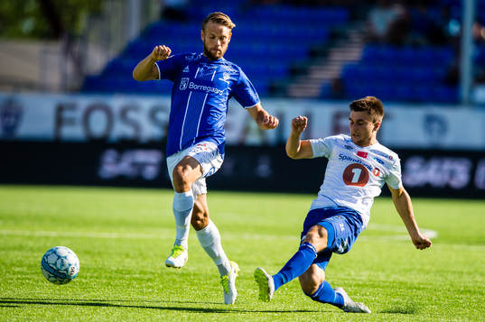 Ole Jørgen Halvorsen of Sarpsborg 08 and Aleksander
