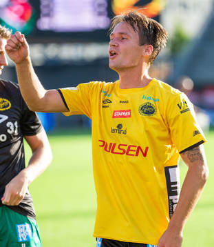 Elfsborgs Viktor Prodell jublar