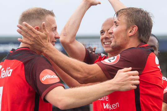 Peter Orry Larsen and Steffen Lie Skålevik of Brann