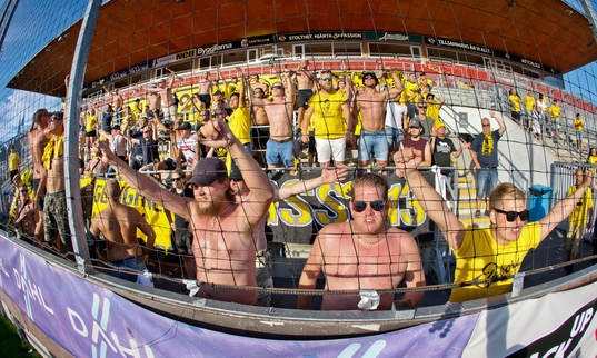 Elfsborgsfansen jublar
