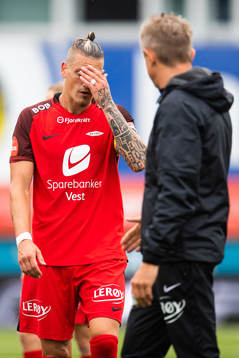 Vito Wormgoor and Lars Arne Nilsen, head coach of Brann