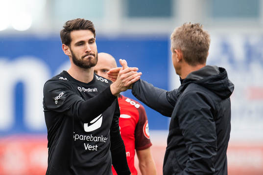 goalkeeper Samuel Sahin-Radlinger and Lars Arne Nilsen,