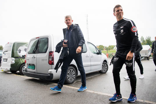 Lars Arne Nilsen, coach of Brann, arrives