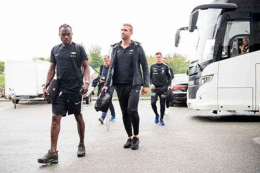Azar Karadas of Brann arrives