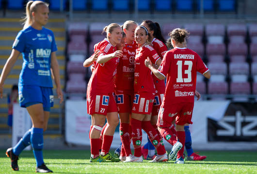 Linköpings spelare jublar