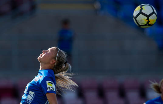 under fotbollsmatchen i Damallsvenskan mellan Eskilstuna
