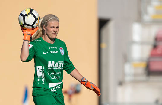 Eskilstunas målvakt Emelie Lundberg