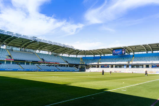 Gamla Ullevi före fotbollsmatchen i Allsvenskan mellan IFK