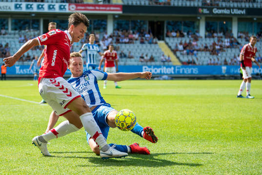 Kalmars Melker Hallberg och IFK Göteborgs Sebastian