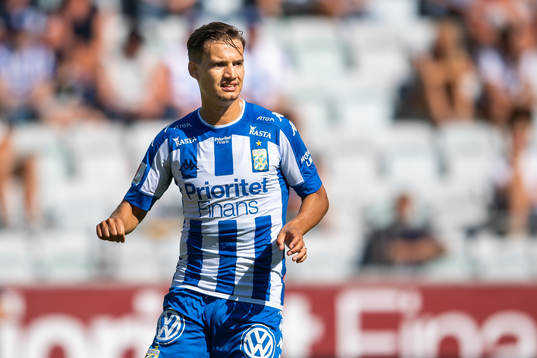 IFK Göteborgs Amin Affane jublar