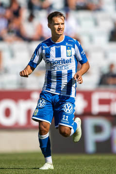 IFK Göteborgs Amin Affane jublar