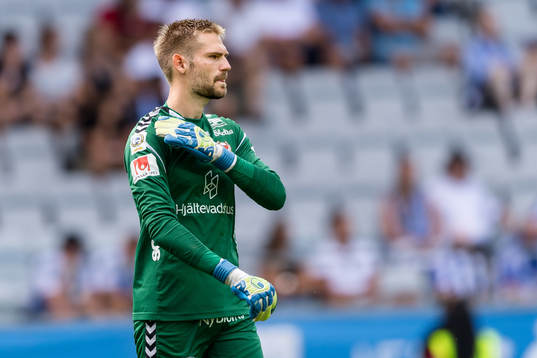 Kalmars målvakt Lucas Hägg-Johansson