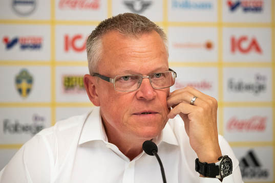 Head coach Janne Andersson of the Swedish national football